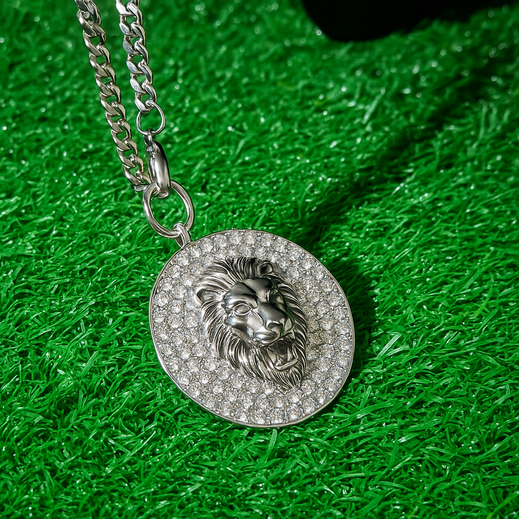 Hip Hop Shiny Lion pendant H&S Jewelers