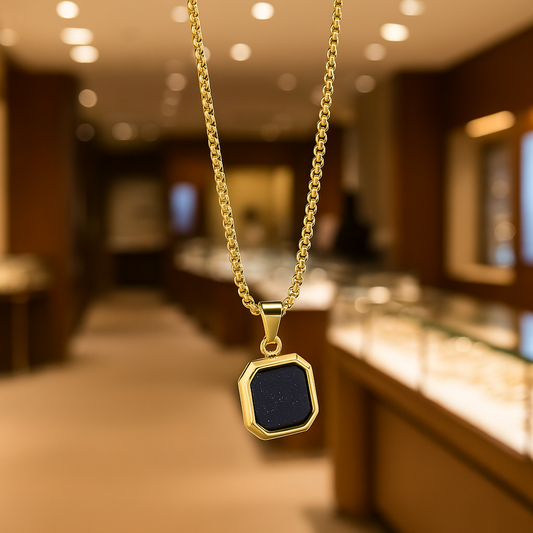 Black Magic Gold Necklace H&S Jewelers