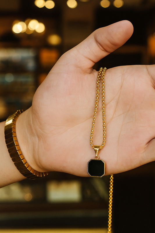 Black Magic Gold Necklace H&S Jewelers