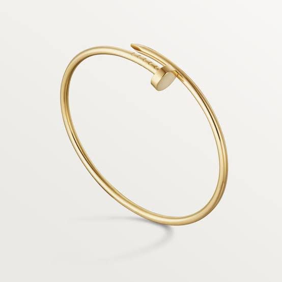 Shiny Gold Nail Cuff Bracelet H&S Jewelers